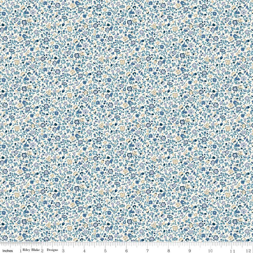 Liberty Denim Florals Posy Haze A