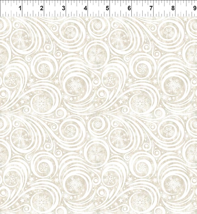 Winter Solstice II - Snow Swirl Cream
