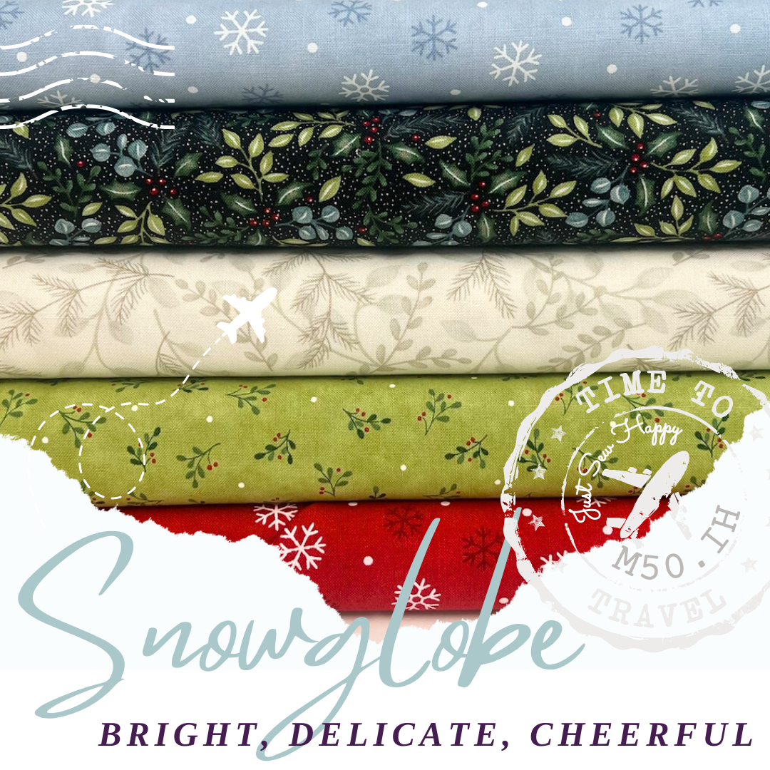 M50 Island Hopping Quilt Kit: Snowglobe