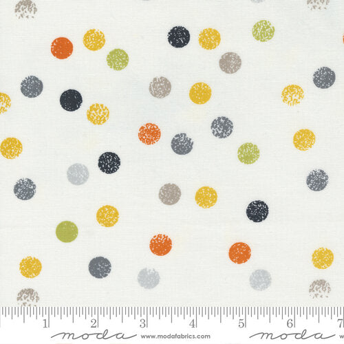 Filigree Off White Multi Dot