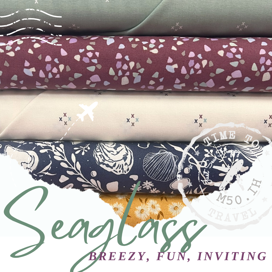 M50 Island Hopping Quilt Kit: Seaglass