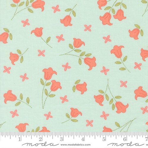 Sunbonnet Pale Blue Floral