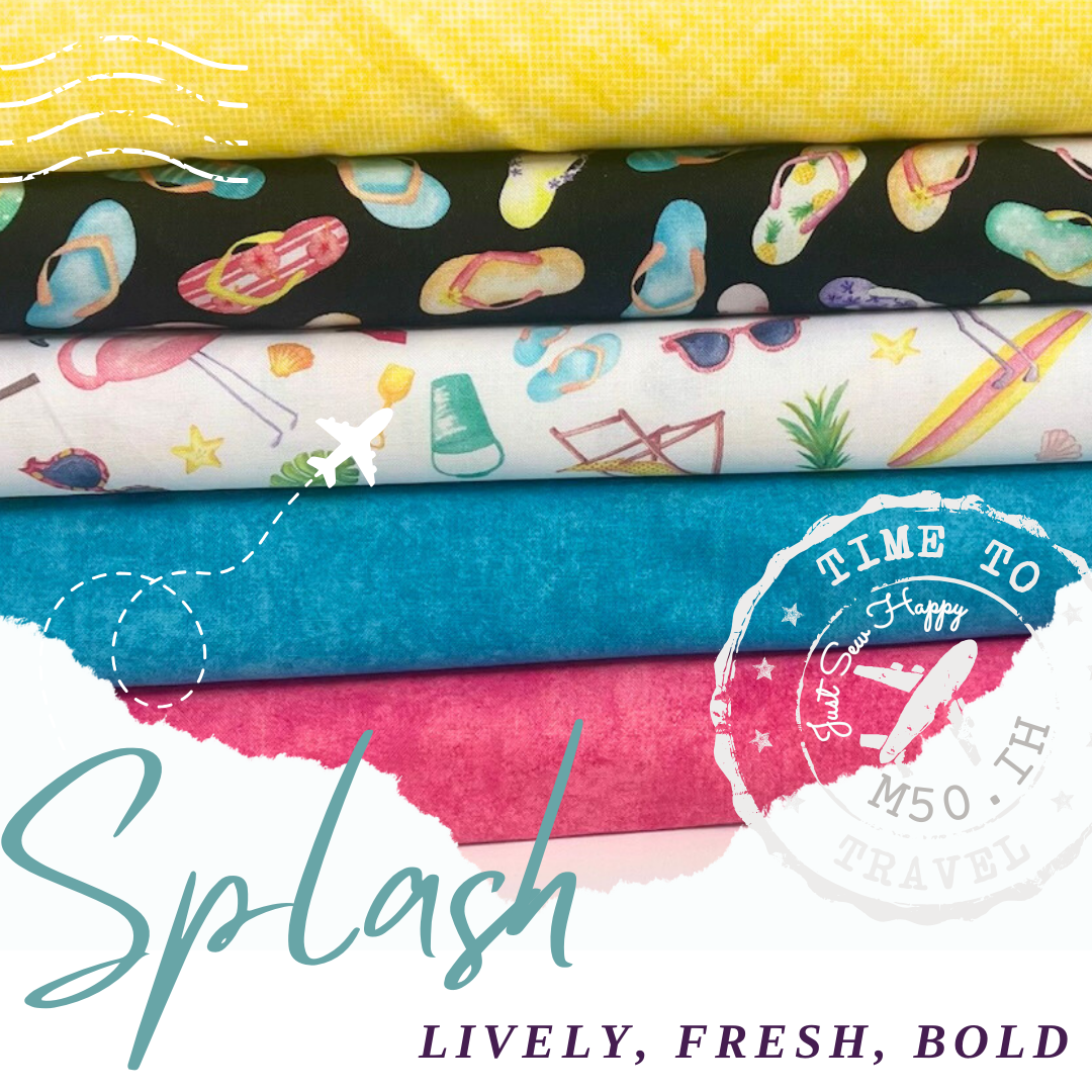 M50 Island Hopping Quilt Kit: Splash