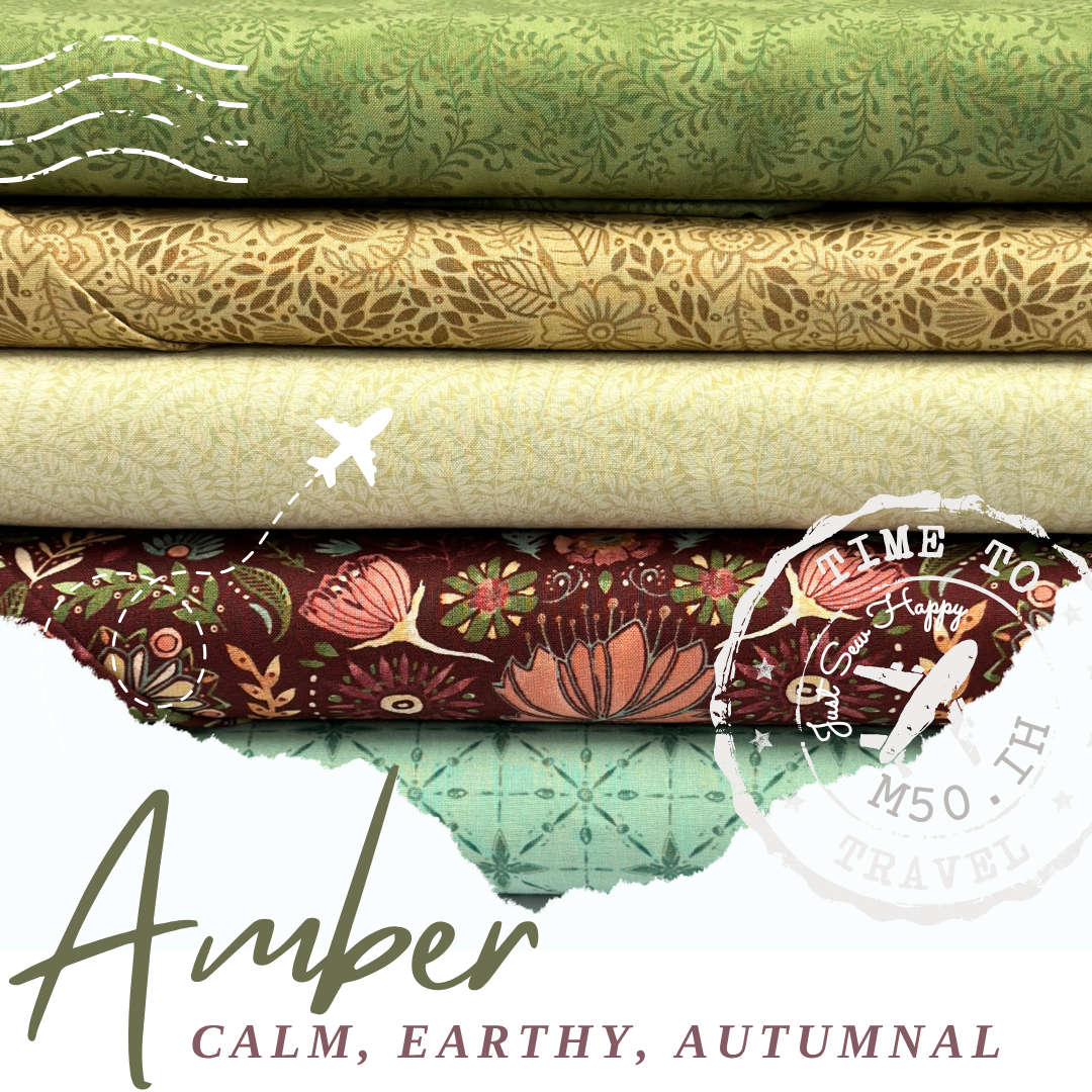 M50 Island Hopping Quilt Kit: Amber