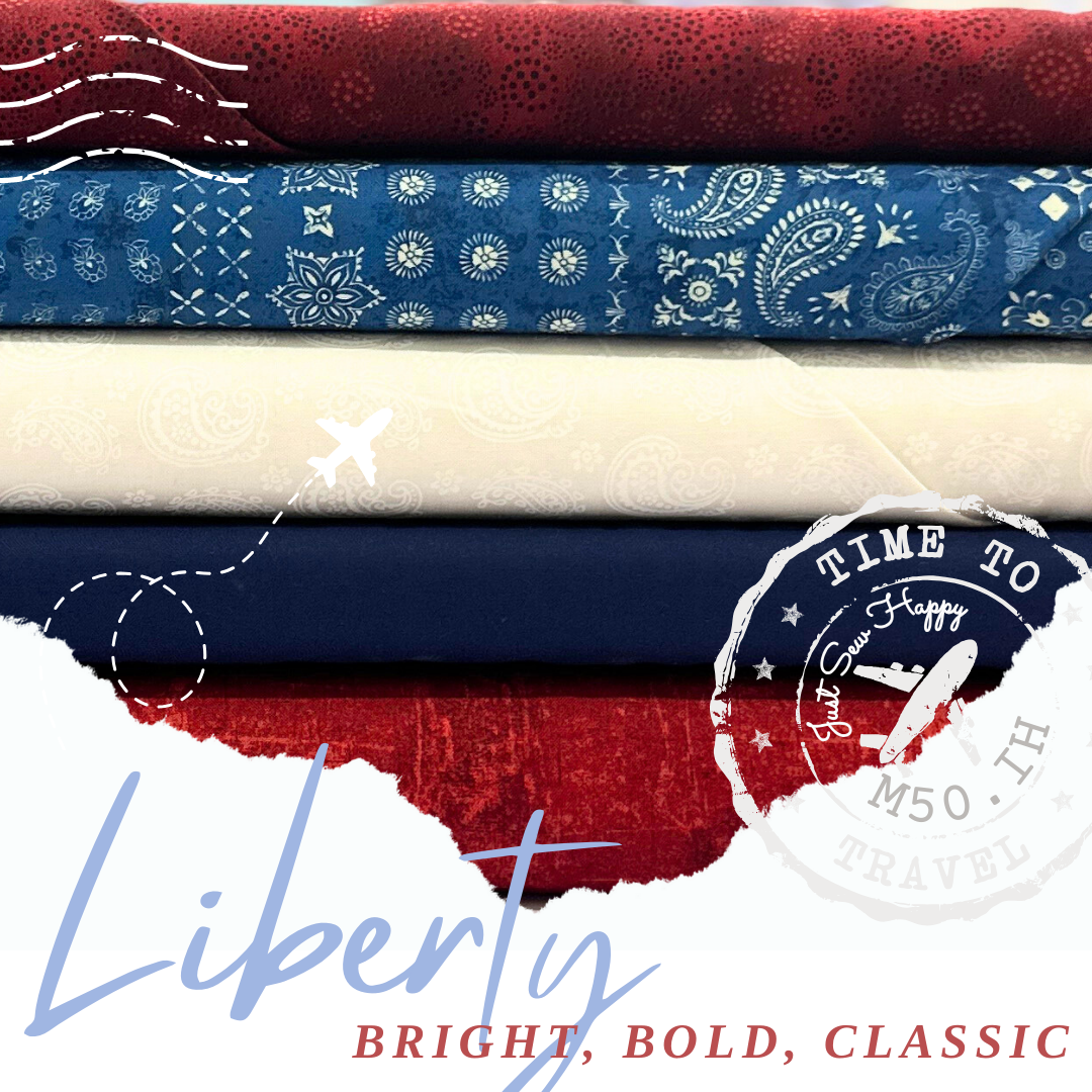 M50 Island Hopping Quilt Kit: Liberty