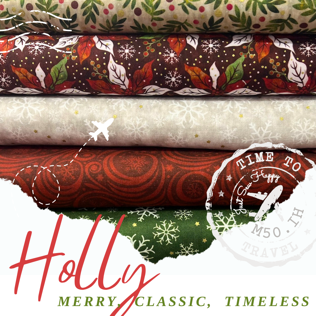 M50 Island Hopping Quilt Kit: Holly