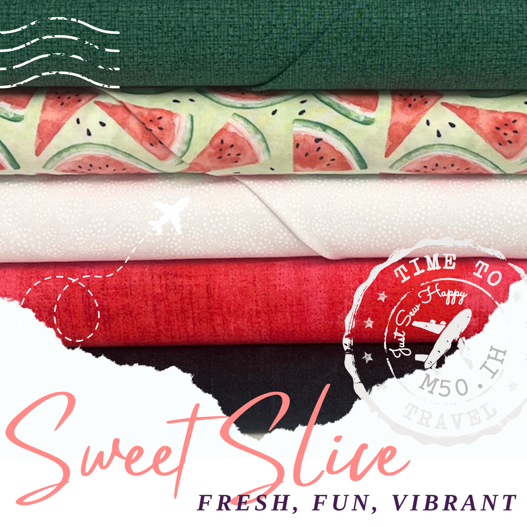 M50 Island Hopping Quilt Kit: Sweet Slice