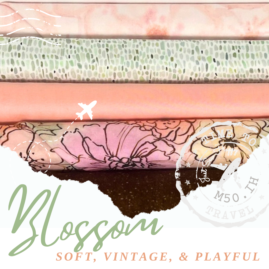 M50 Island Hopping Quilt Kit: Blossom