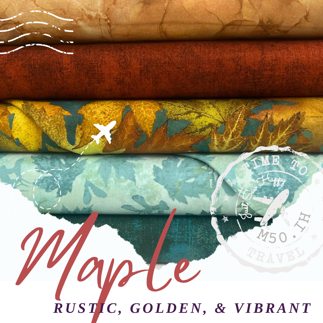 M50 Island Hopping Quilt Kit: Maple