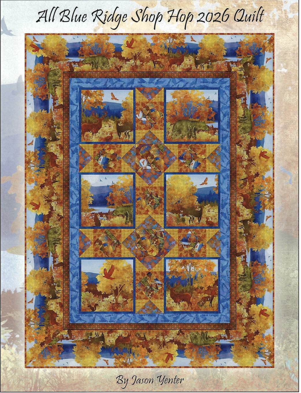 All Blue Ridge Quilt Pattern