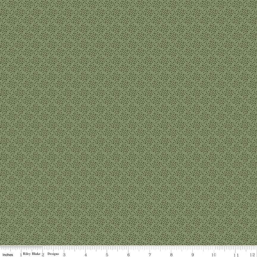 Juju's Petals Dots Green