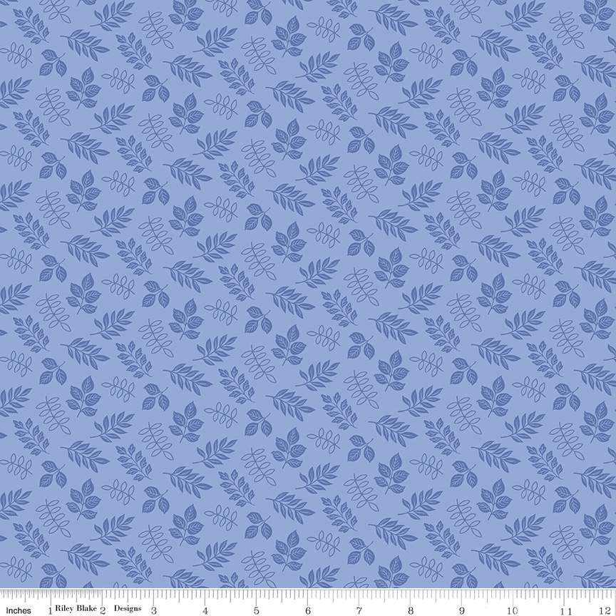 Little Darlin Leaves Periwinkle