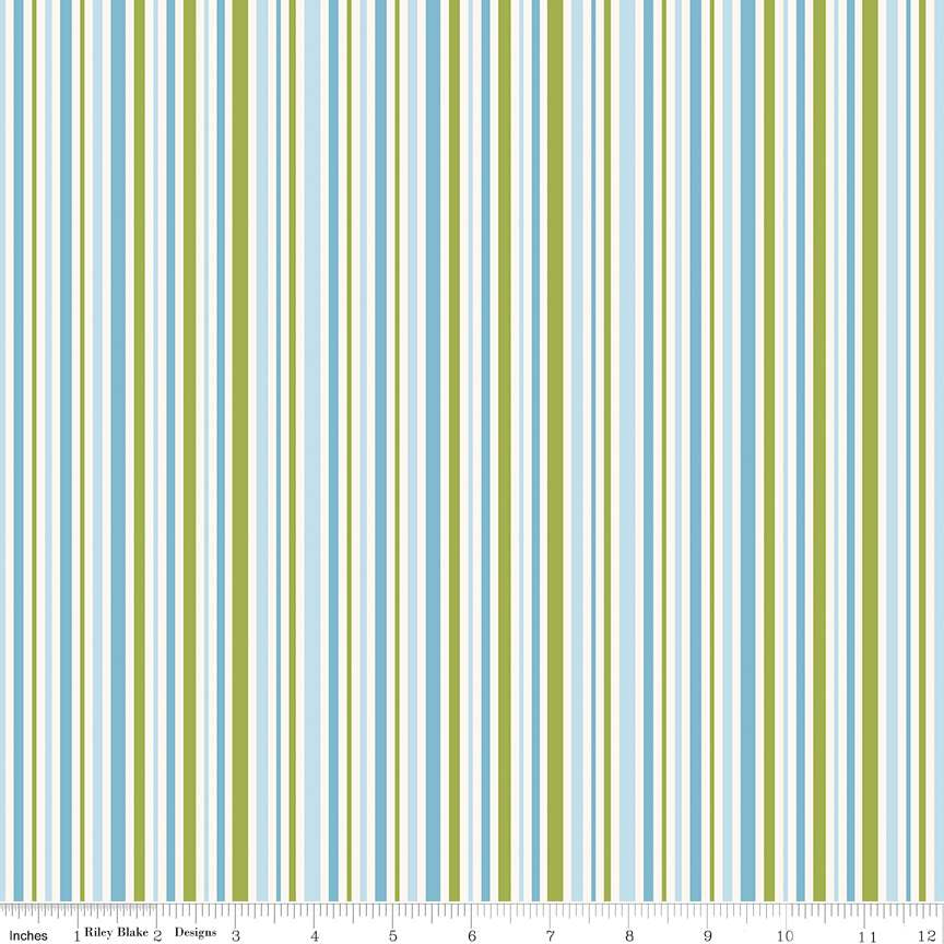 Little Darlin Stripes Blue