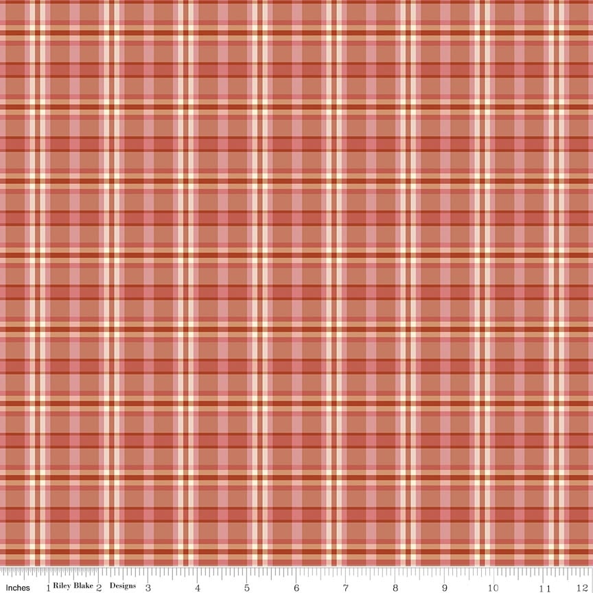 A Spoonful of Sugar Plaid Poppins Apricot