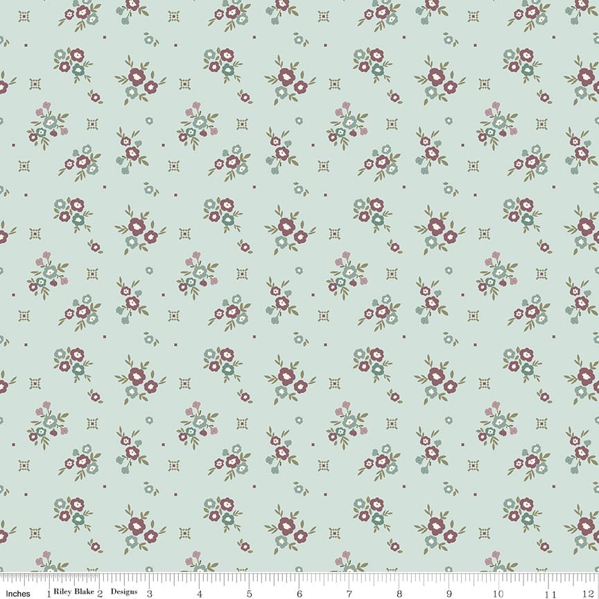 Renew Floral Bleached Denim