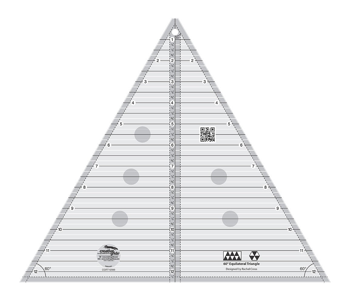 Creative Grids 60 degree Triangle 12-1/2in