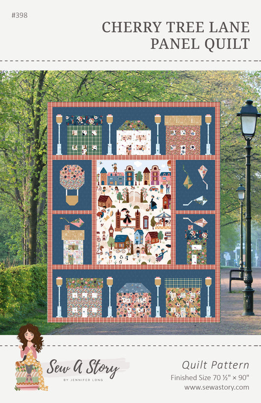 Cherry Tree Lane Panel Quilt Pattern