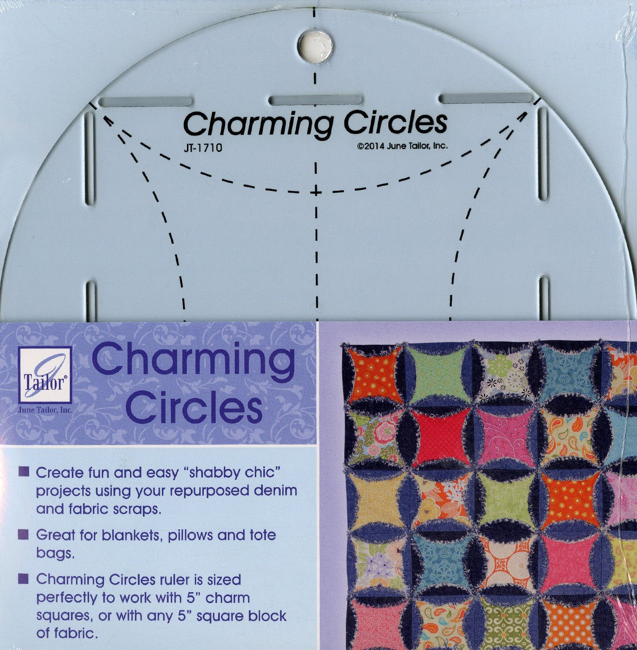 Charming Circles 5in Ruler