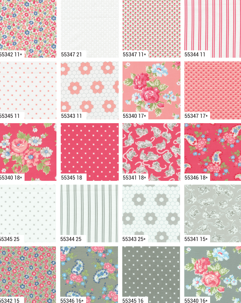 A Cat Named Stitch by Camille Roskelley Precuts PREORDER