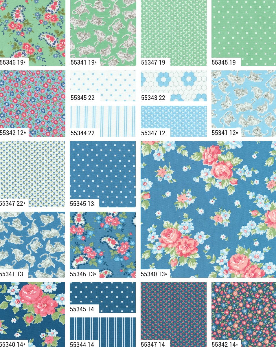 A Cat Named Stitch by Camille Roskelley Precuts PREORDER