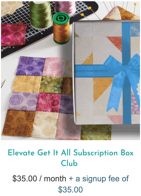 Elevate Box Club Monthly Subscription