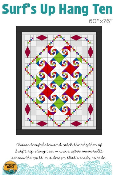M50 Surf's Up Quilt Patterns (Hang Ten & Riptide)