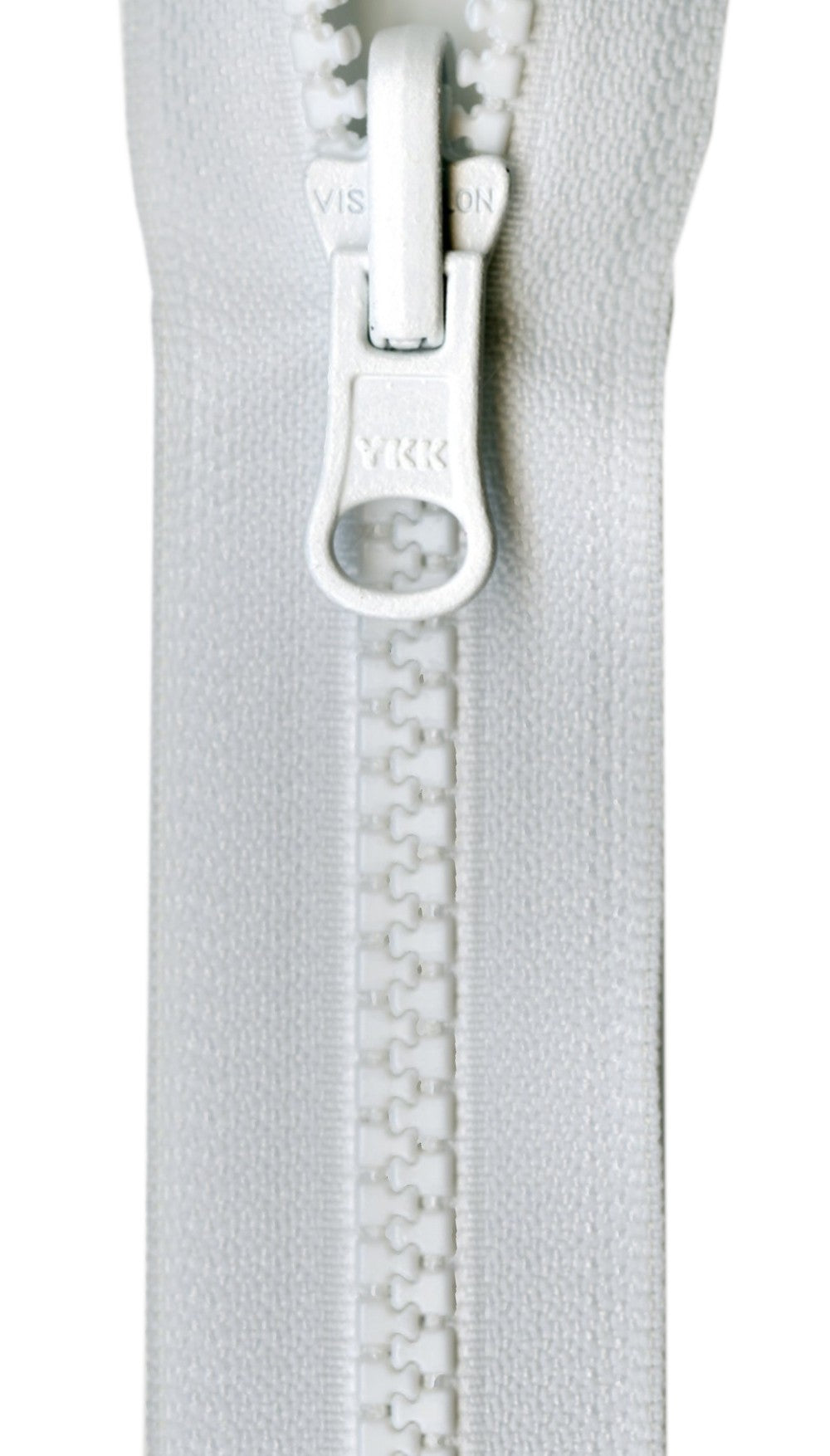 Vislon Reversible Separating Zipper 18in White