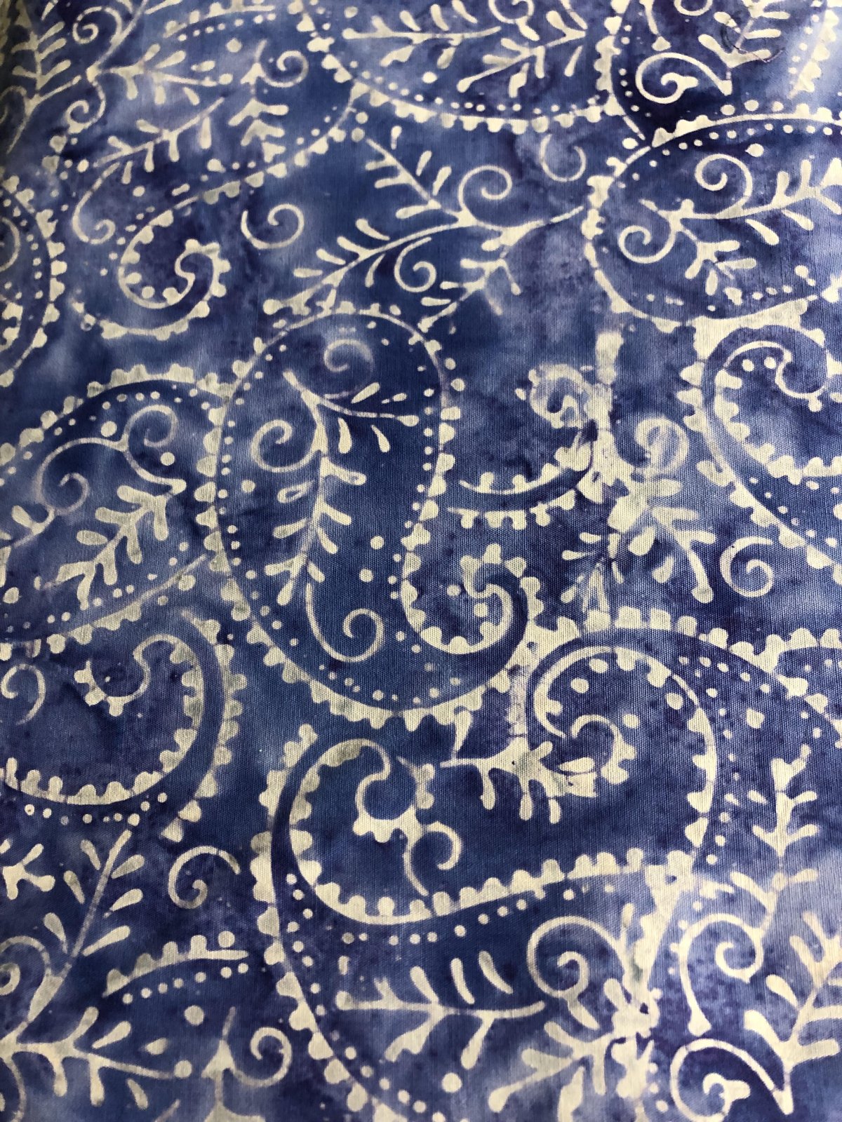 Batik Paisley Blue