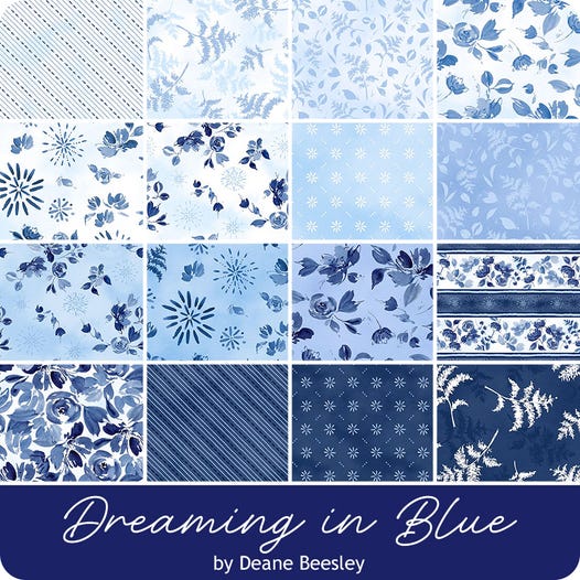 Mystery Five-0 ALOHA Quilt Kit: Tradewind (Dreaming in Blue)