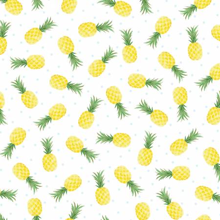 Fun in the Sun Pineapple Fun White