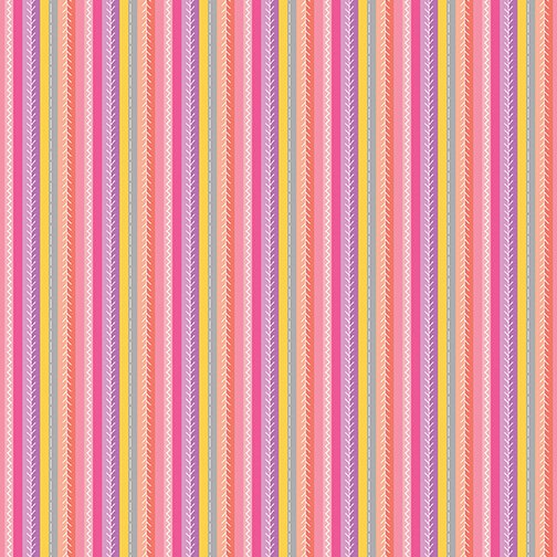 Sew Bloom Stripe Pink/Multi