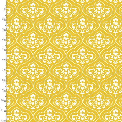 Summer Song Yellow Toile