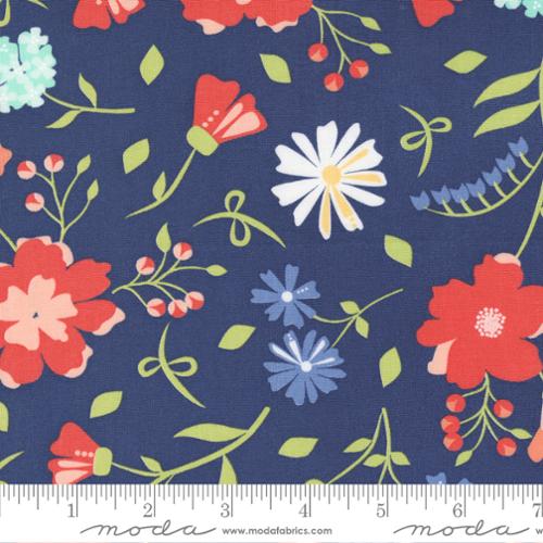 Sunwashed Midnight Large Floral