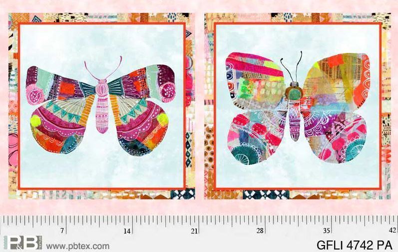 Garden Flight Butterfly Panel