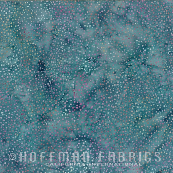 Hoffman Batik Hibiscus Dots