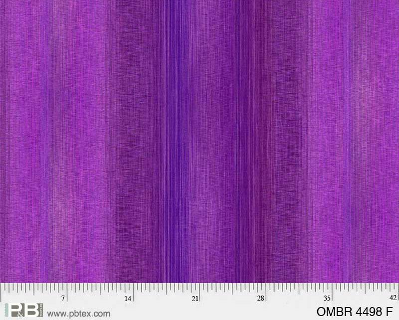 Ombre Fuschia Violet 108" Wide Backing Fabric