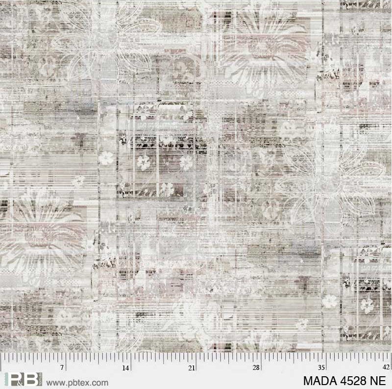 Madras Neutral 108" Wide Backing Fabric