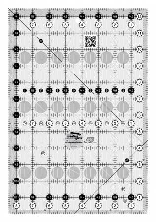Creative Grids 8 1/2" X 12 1/2" Quilt Ruler