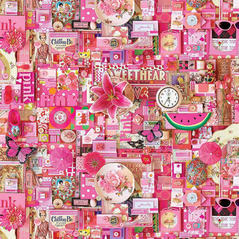Color Collage Pink