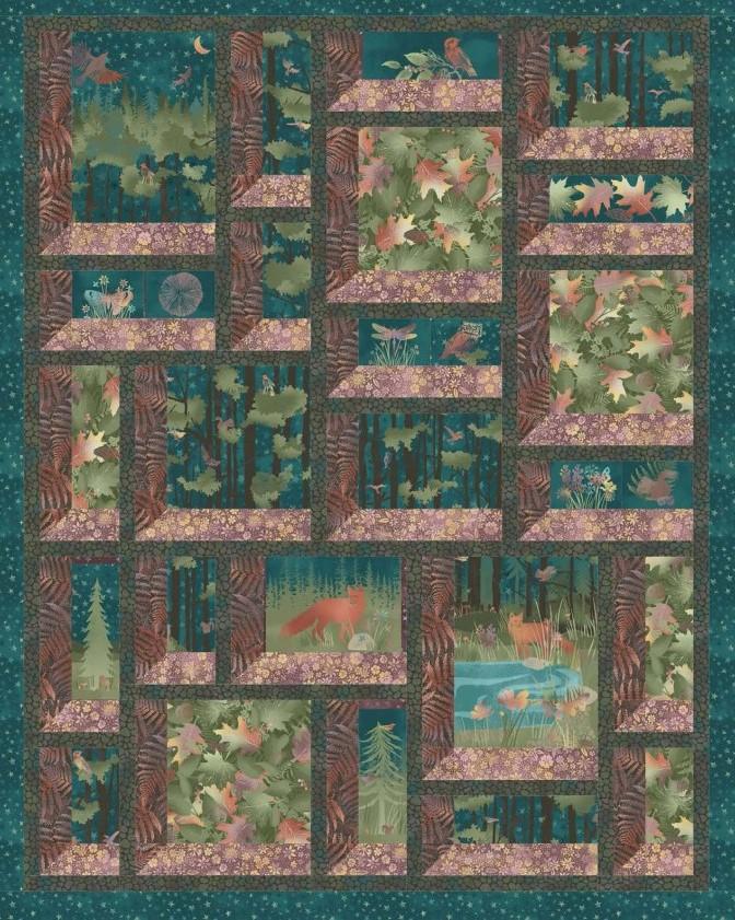 Forest Chatter Enchanted Forest Windows Kit