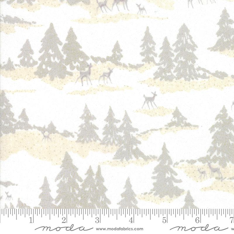 Forest Frost Glitter Snow deer forest