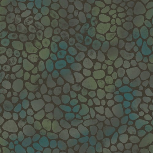 Forest Chatter Pebbles Turquoise