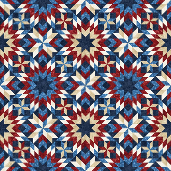 Stars and Stripes Star Patchwork