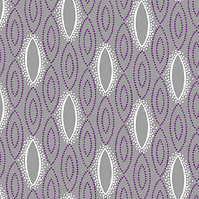 Purple Reign Gray Geometric