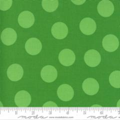 Merry & Bright Green Polka Dot on Ever Green