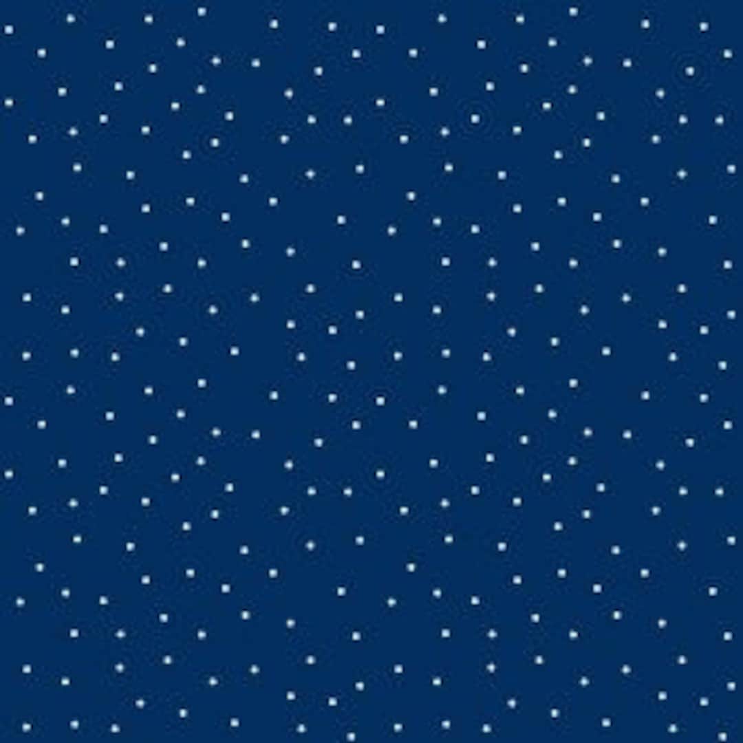 KimberBell Basics Navy/White Dots