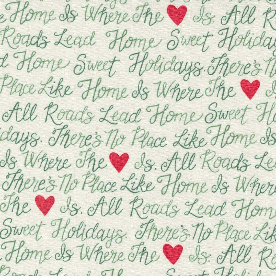 Holidays At Home Snowy White Words