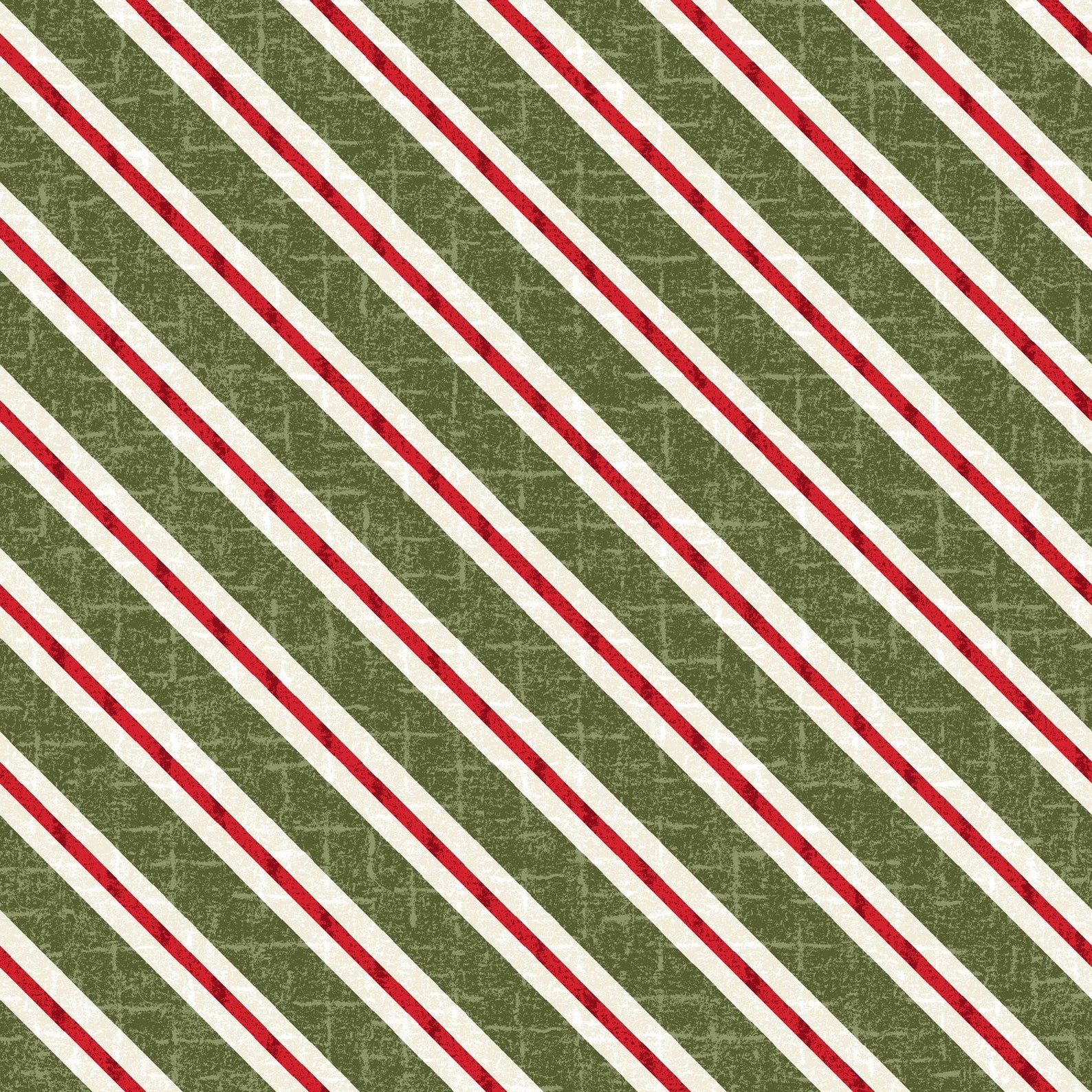 Snowdays Flannel Candy Cane Stripe