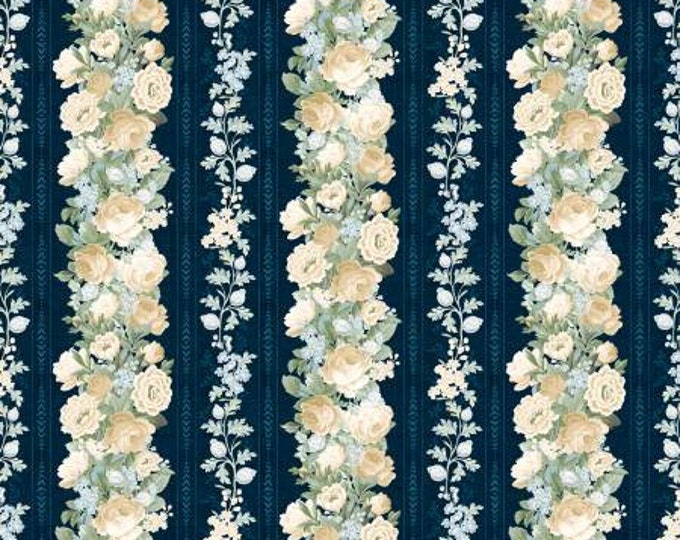 Sapphire Blossom Stripe