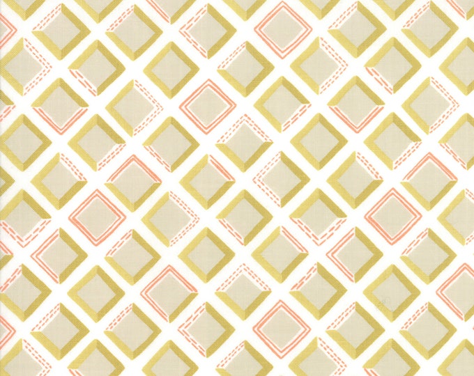 Goldenrod Tiles Bisque White